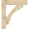 Ekena Millwork Merced Block Rough Sawn Bracket w/ Offset Brace, Douglas Fir, 8"W x 36"D x 40"H BKT0806X36X40MRC05RDF - alternate 4